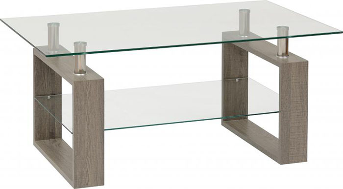Milan Coffee Table in Light Charcoal - Click Image to Close